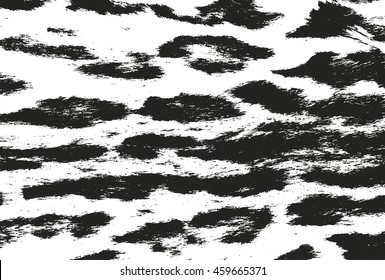 Distressed overlay texture of natural fur, grunge vector background. abstract halftone vector illustration