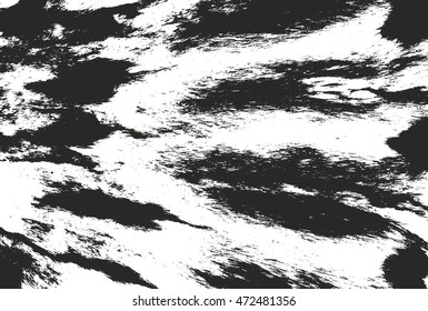 Distressed overlay texture of natural fur, grunge vector background. abstract halftone vector illustration