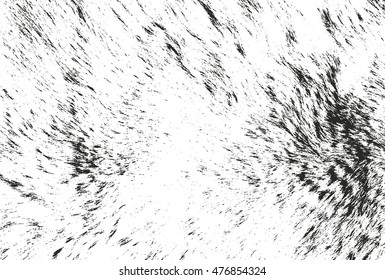 Geschälte Overlay-Struktur aus Naturfell, brüchiger Vektorhintergrund. abstrakte Halbtonvektorgrafik