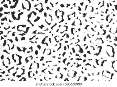 Distressed overlay texture of natural fur, grunge vector background. abstract halftone vector illustration