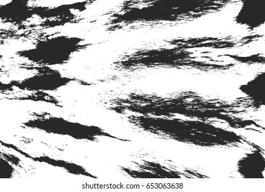 Distressed overlay texture of natural fur, grunge vector background. abstract halftone vector illustration