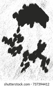 Distressed overlay texture of natural fur, grunge vector background. abstract halftone vector illustration
