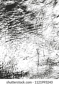 Distressed overlay texture of natural leather, grunge vector background. abstract halftone vector illustration