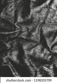 Distressed overlay texture of natural leather, grunge vector background. abstract halftone vector illustration