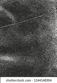Distressed overlay texture of natural leather, grunge vector background. abstract halftone vector illustration