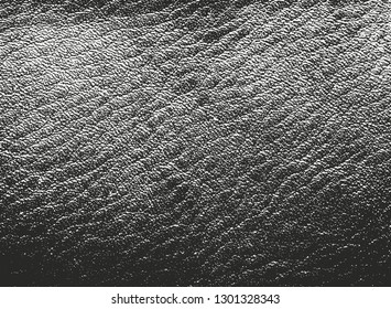 Distressed overlay texture of natural leather, grunge vector background. abstract halftone vector illustration