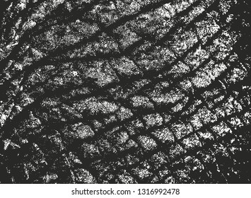 Distressed overlay texture of natural leather, grunge vector background. abstract halftone vector illustration