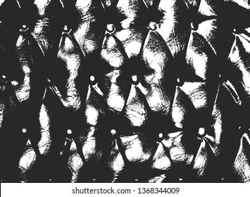 Distressed overlay texture of natural leather, grunge vector background. abstract halftone vector illustration