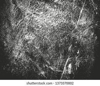 Distressed overlay texture of natural leather, grunge vector background. abstract halftone vector illustration