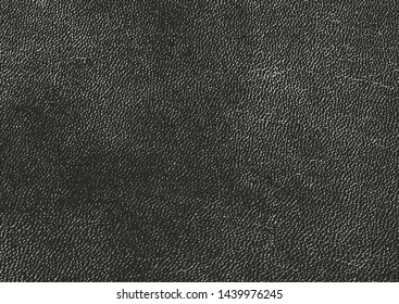 Distressed overlay texture of natural leather, grunge vector background. abstract halftone vector illustration