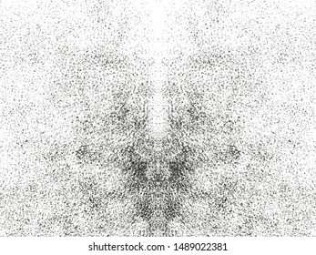 Distressed overlay texture of natural leather, grunge vector background. abstract halftone vector illustration
