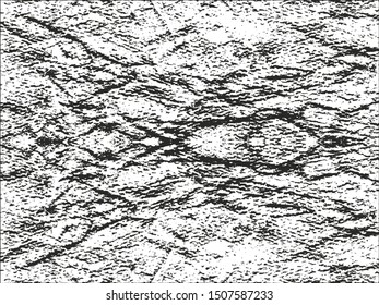 Distressed overlay texture of natural leather, grunge vector background. abstract halftone vector illustration