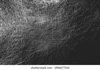 Distressed overlay texture of natural leather, grunge vector background. abstract halftone vector illustration