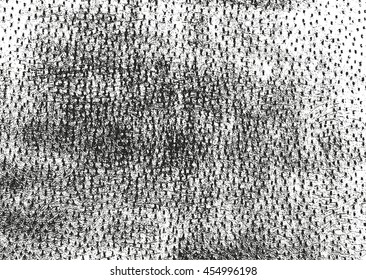 Distressed overlay texture of natural leather, grunge vector background.