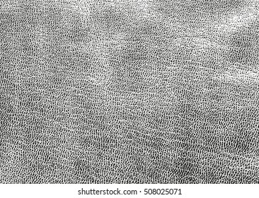 Distressed overlay texture of natural leather, grunge vector background. abstract halftone vector illustration
