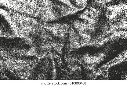 Distressed overlay texture of natural leather, grunge vector background. abstract halftone vector illustration