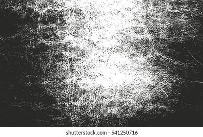 Distressed overlay texture of natural leather, grunge vector background. abstract halftone vector illustration