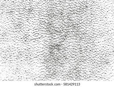 Distressed overlay texture of natural leather, grunge vector background. abstract halftone vector illustration