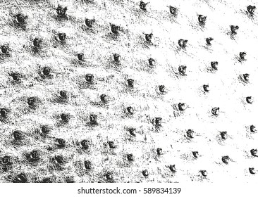 Distressed overlay texture of natural leather, grunge vector background. abstract halftone vector illustration