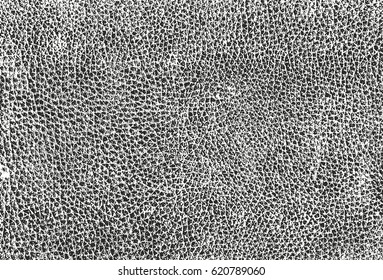 Distressed overlay texture of natural leather, grunge vector background. abstract halftone vector illustration