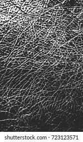 Distressed overlay texture of natural leather, grunge vector background. abstract halftone vector illustration