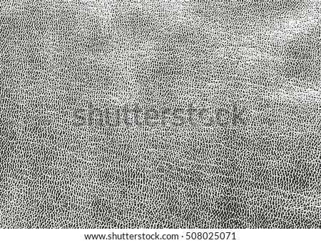 Distressed overlay texture of natural leather, grunge vector background. abstract halftone vector illustration