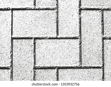 Distressed overlay texture of old brick wall, grunge background. abstract halftone vector illustration.