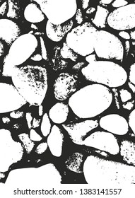 Distressed overlay texture of old brick wall, grunge background. abstract halftone vector illustration.