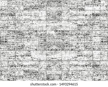 Distressed overlay texture of old brick wall, grunge background. abstract halftone vector illustration.
