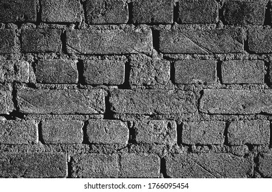 Textura superpuesta angustiada de la antigua pared de ladrillo, fondo de fondo. ilustración vectorial abstracta.