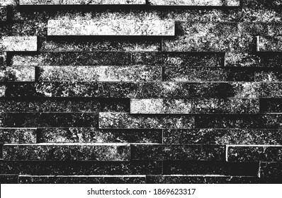 Distressed overlay texture of old brick wall, grunge background. abstract vector illustration.