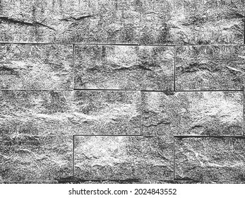 Distressed overlay texture of old brick wall, grunge background. abstract vector illustration.