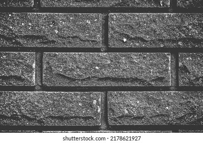 Distressed overlay texture of old brick wall, grunge background. abstract vector illustration.