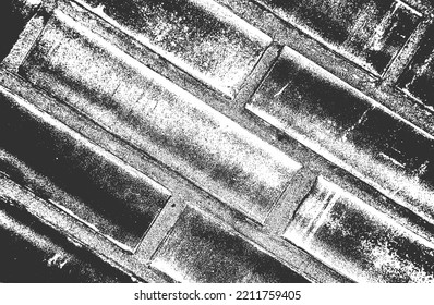 Distressed overlay texture of old brick wall, grunge background. abstract vector illustration.