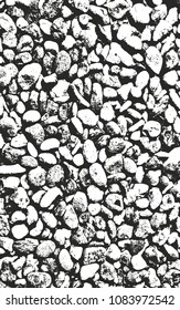 Distressed overlay texture of old brickwork, grunge background. abstract halftone vector illustration.