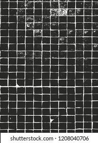 Distressed overlay texture of old brickwork, grunge background. abstract halftone vector illustration.