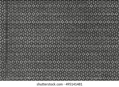 Distressed overlay texture of old brickwork, grunge background. abstract halftone vector illustration.