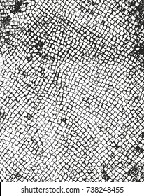 Distressed overlay texture of old brickwork, grunge background. abstract halftone vector illustration.