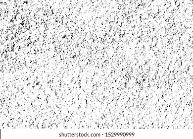Distressed overlay texture of rough surface, cracked concrete, stone and asphalt. Grunge background. One color graphic resource.