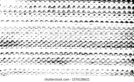 Distressed overlay texture of rough surface, textile, woven fabric . Grunge background. One color graphic resource.