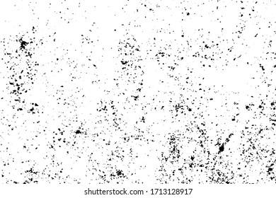 Distressed overlay texture of rough surface, cracked concrete, stone and asphalt. Grunge background. One color graphic resource.