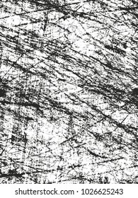Distressed overlay texture of rusted peeled metal. grunge background. abstract halftone vector illustration