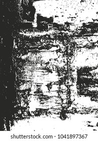 Distressed overlay texture of rusted peeled metal. grunge background. abstract halftone vector illustration