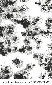 Distressed overlay texture of rusted peeled metal. grunge background. abstract halftone vector illustration
