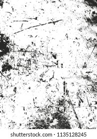 Distressed overlay texture of rusted peeled metal. grunge background. abstract halftone vector illustration