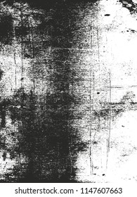 Distressed overlay texture of rusted peeled metal. grunge background. abstract halftone vector illustration