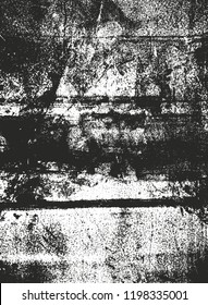 Distressed overlay texture of rusted peeled metal. grunge background. abstract halftone vector illustration