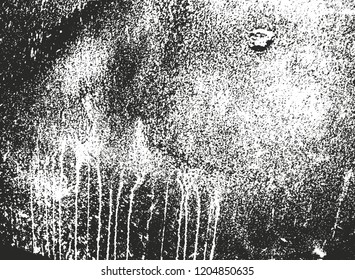 Distressed overlay texture of rusted peeled metal. grunge background. abstract halftone vector illustration