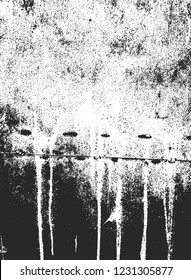 Distressed overlay texture of rusted peeled metal. grunge background. abstract halftone vector illustration