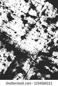 Distressed overlay texture of rusted peeled metal. grunge background. abstract halftone vector illustration